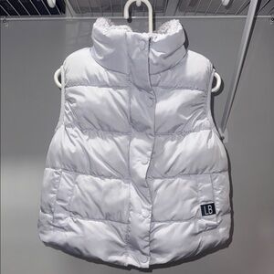 Little Bipsy White Puffer Vest